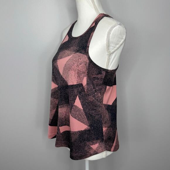 Adidas Climalite Racerback Tank Top Women Small Pink Black Athletic Activewear - Picture 5 of 11